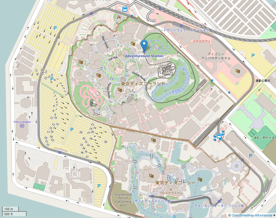Western River Railroad at Tokyo Disneyland
