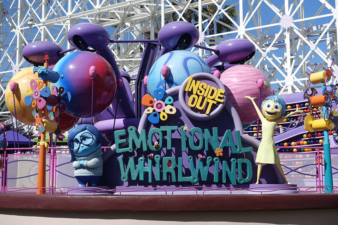 Inside Out Emotional Whirlwind at Disney California Adventure