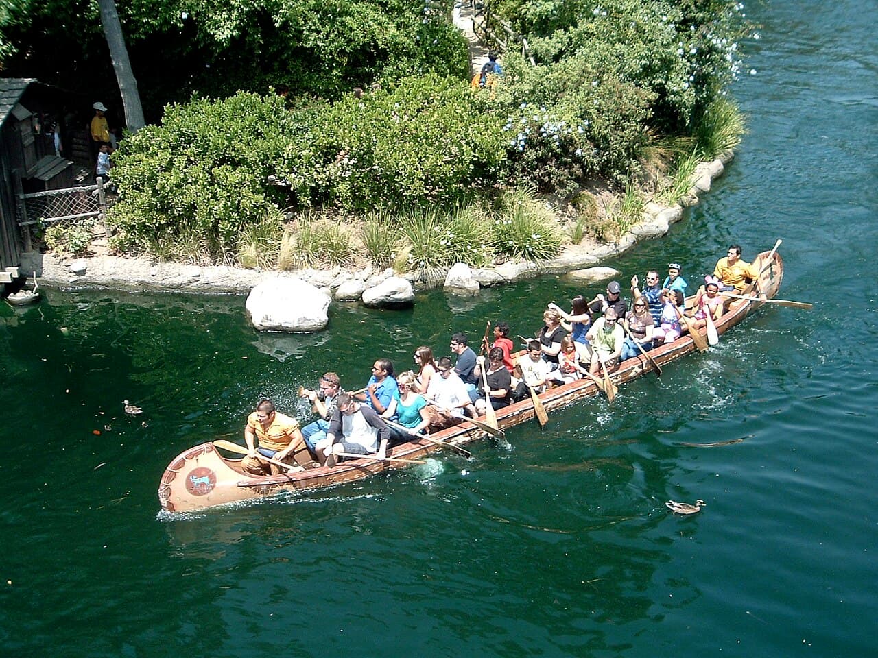 Davy Crockett's Explorer Canoes at Disneyland Park