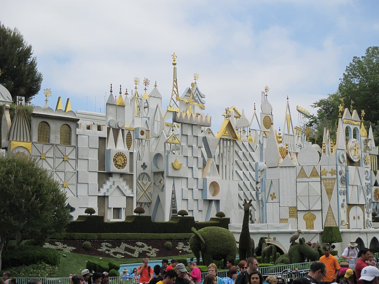 "it's a small world" facade at Disneyland