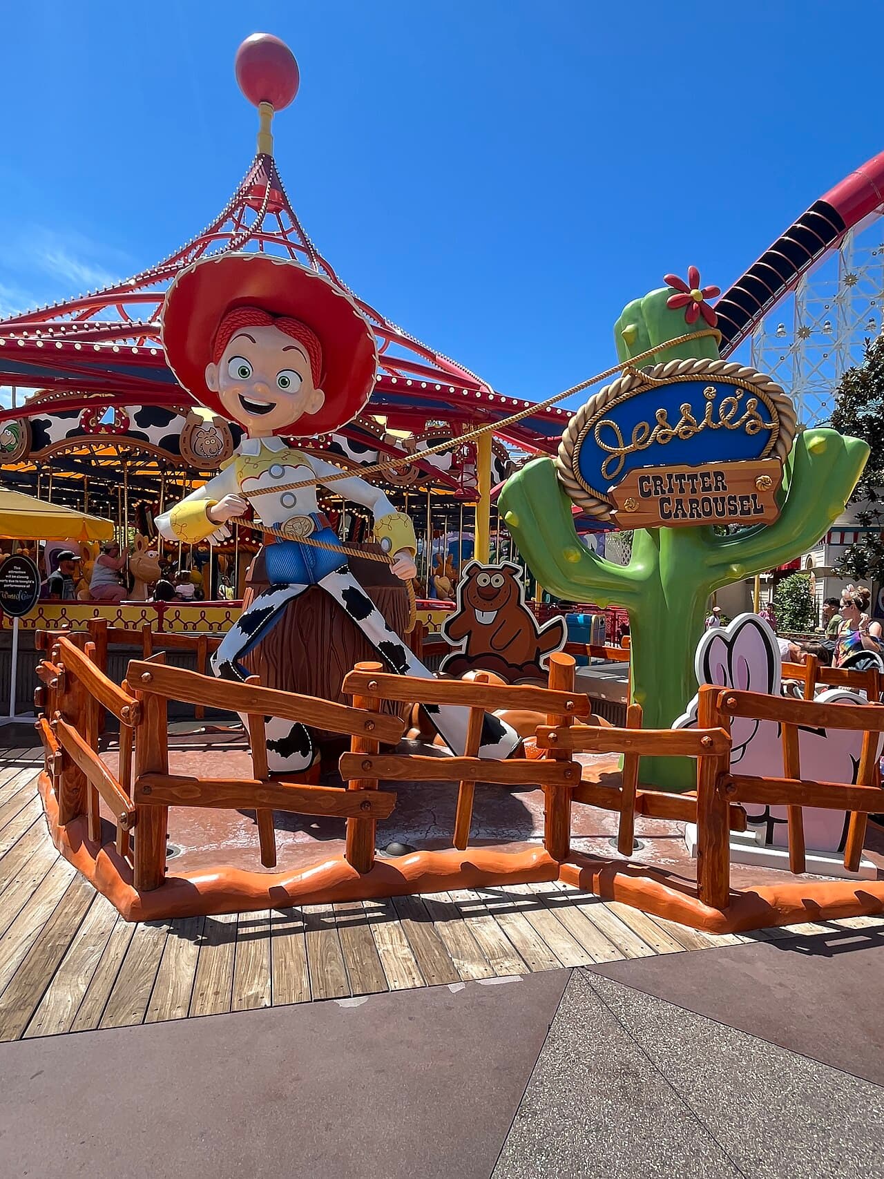 Jessie's Critter Carousel at Disney California Adventure