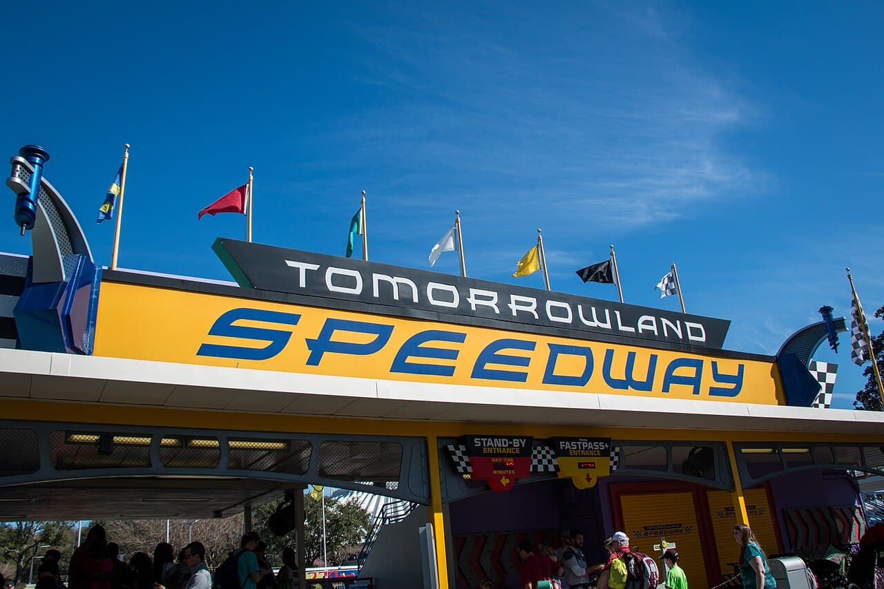 Tomorrowland Speedway at Magic Kingdom